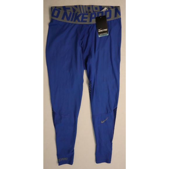 Nike Pro 709450 480 Men' s Sz XL Blue Gamme Hypercool Compression Tights $65 - Picture 1 of 8